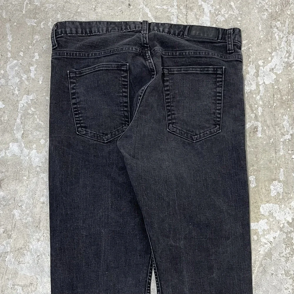 Dearborn‎ Denim Jeans Mens 35 Black Pants USA Straight Stretch Fits 35x31